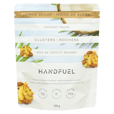 Handfuel Grappe de noix de coco et de noix de pécan 120 g, 6,24 $/100g