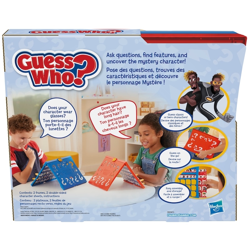 Guess Who? Original Guessing Game, Board Game for Kids Ages 6 and Up For 2 Players