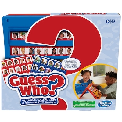 Jeu Hasbro Guess Who? Jeu de devinettes classique, jeu de plateau pour enfants, dès 6 ans, 2 joueurs 1 ea, 20,00 $/1ch