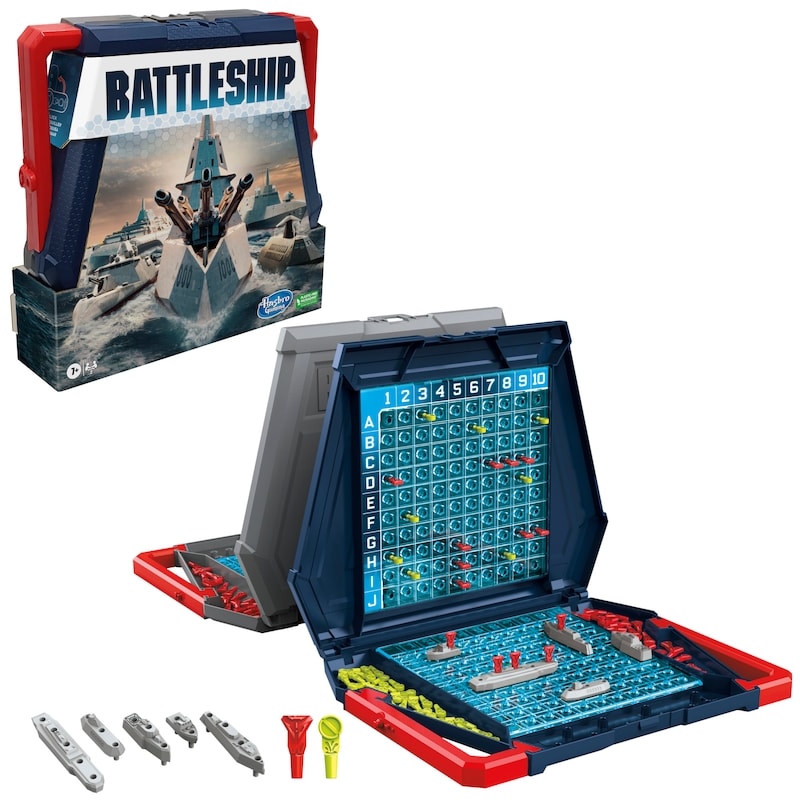 Battleship Classic Board Game, Strategy Games for 2 Players, Family Games for Ages 7+