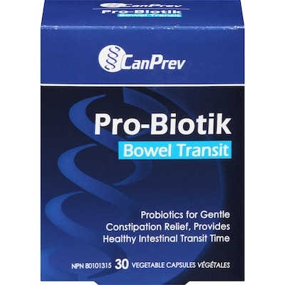 CanPrev Pro-Biotik Bowel Transit 30 ea, $0.70/1ea