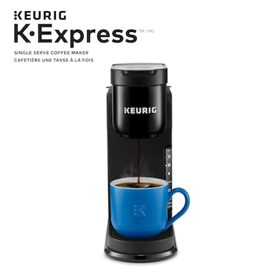 Keurig K-Express Cafetière à dosettes K-Cup à portion unique, avec réservoir amovible, noir 1 ea, 130,00 $/1ch