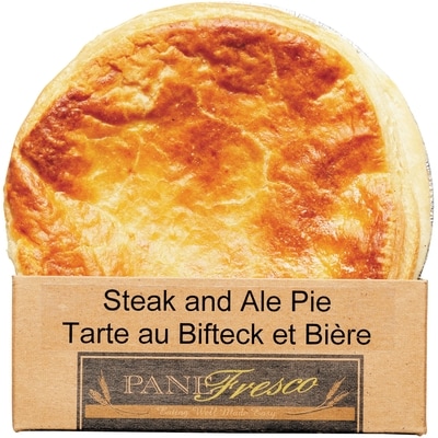 Pane Fresco Steak & Ale Pie 0.6 kg, $1.75/100g