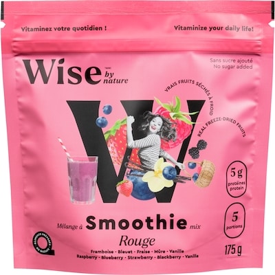 Wise by nature WSBN STRAW RASP BLUE BLACK VAN 175 g, 7,99 $/100g