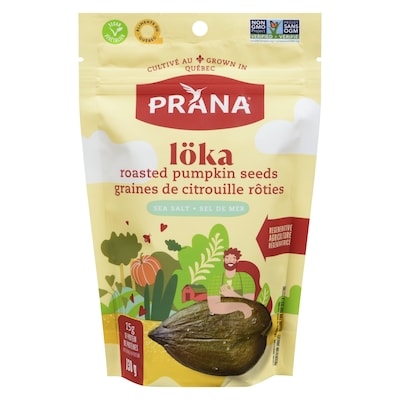 Prana Löka Roasted Pumpkin Seeds Sea Salt 130 g, $5.53/100g