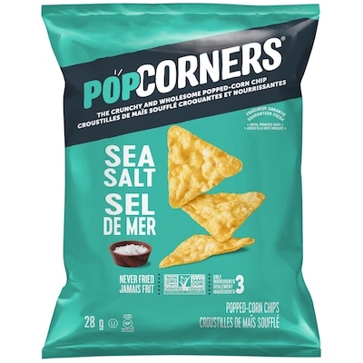 PopCorners Croustilles de maïs sel de mer 40x28.0 g, 3,12 $/100g