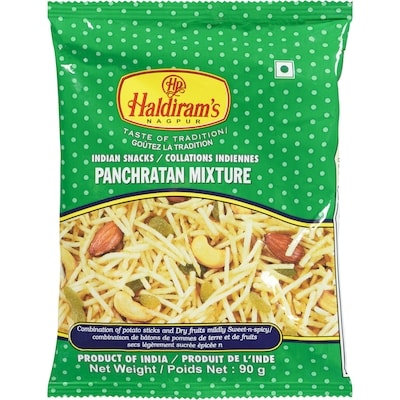 Haldiram’s Mélange de Panchratan 90 g, 2,54 $/100g
