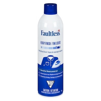 Faultless Ironing Spray Starch Heavy Finish 567 g, $1.06/100g