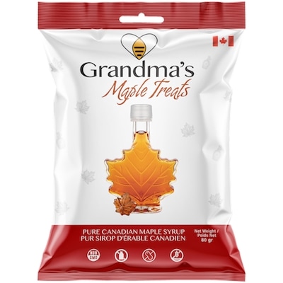 Grandma's Maple Treats Candy With Pure Maple Syrup 80 g, $6.24/100g