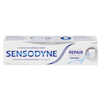 Sensodyne Repair & Protect Toothpaste Whitening 75 ml, $11.99/100ml