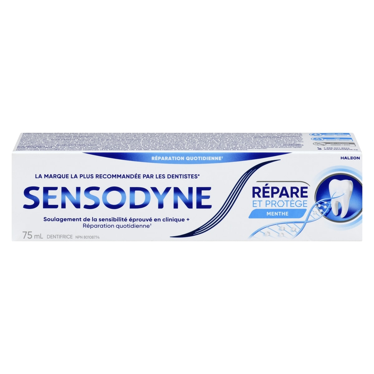 Sensodyne Dentifrice à la menthe Repair 75 ml, 11,99 $/100ml