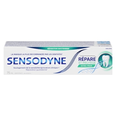 Sensodyne Répare et protège dentifrice extra-frais 75 ml, 9,99 $/100ml