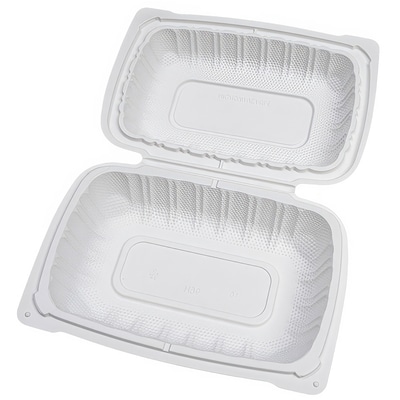 Emballage écologique 9x6 conteneur à charnière PP, paquet de 100 100 ea, 0,31 $/1ch