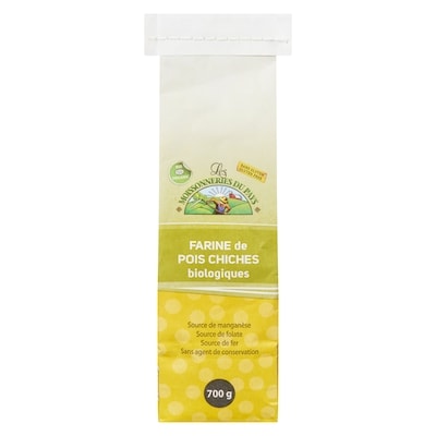 Les Moissonneries du Pays Farine de pois chiches biologiques 6 ea, 1,58 $/1ch