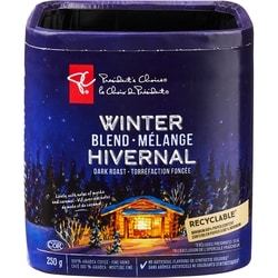 President's Choice PC® Winter Blend Dark Roast Fine Grind Coffee 250 g, $3.60/100g