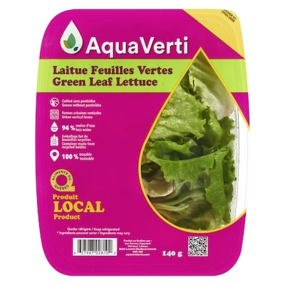 AquaVerti laitue feuilles vertes