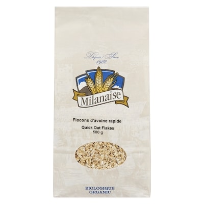 Meunerie Milanaise Flocons d'avoine rapide 500 g, 0,90 $/100g