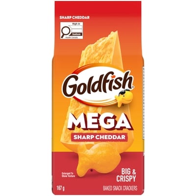 Pepperidge Farm Mega Bites Sharp Cheddar 167 g, $2.69/100g