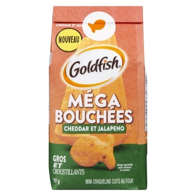 Pepperidge Farm Méga bouchées cheddar et jalapeno 167 g, 2,69 $/100g