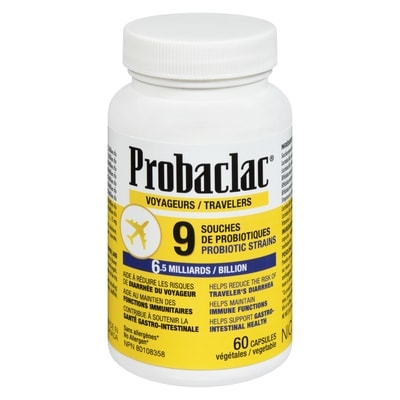 Probaclac Capsules Vegetable Travelers 60x1.0 ea, $0.52/1ea