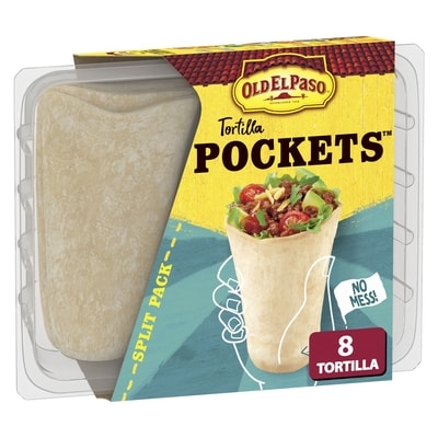Old El Paso Tortilla Pockets Dinner Kit 8 Pockets 238 g, $1.89/100g