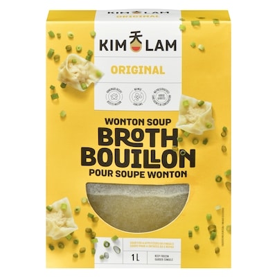 Kim Lam Wonton Soup Broth, Preservative Free, Homemade 1 l, $0.80/100ml