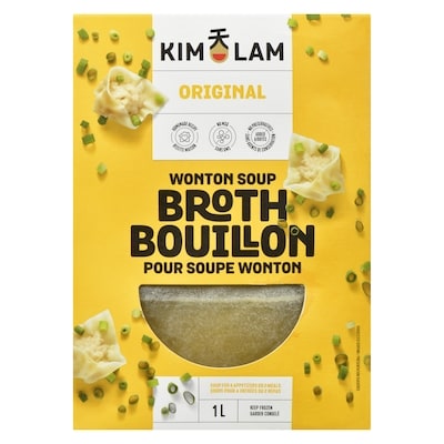 Bouillon de soupe wonton, sans agent de conservation, fait maison