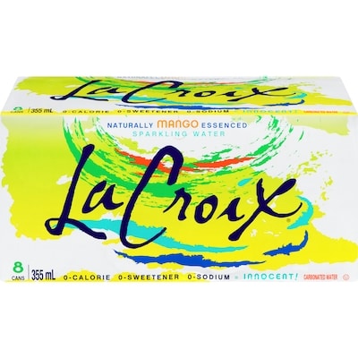 Lacroix Beverage Sparkling Water Naturally Mango Essenced 8x355.0 ml, $0.23/100ml