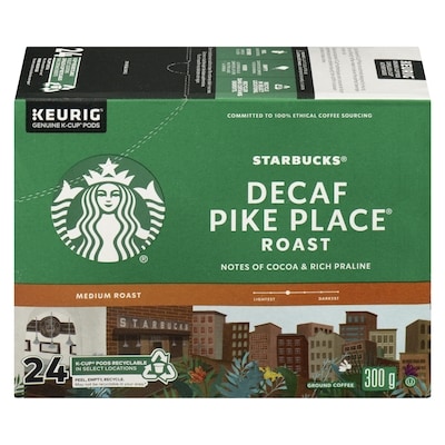 Starbucks Pike Place Roast Decaf Ground Coffee Medium Roast 297.67 g, $9.06/100g