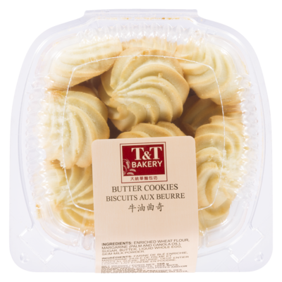 T&T Butter Cookies 168 g, $2.38/100g