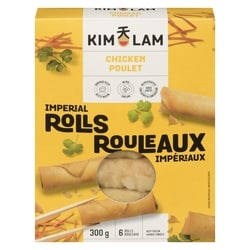 Kim Lam Rouleaux impériaux poulet 300 g, 4,33 $/100g
