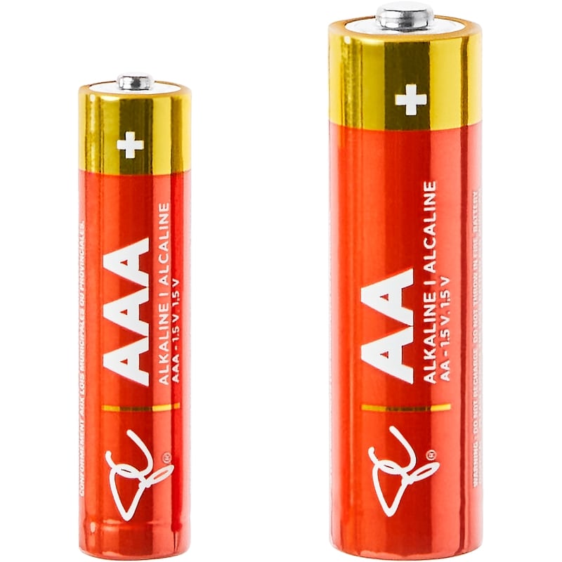 AA and AAA Alkaline Batteries, 76 batteries