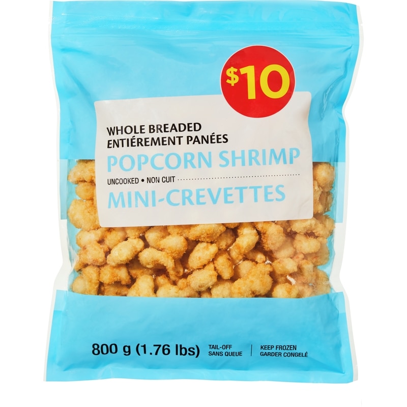 Whole Breaded Popcorn Shrimp 