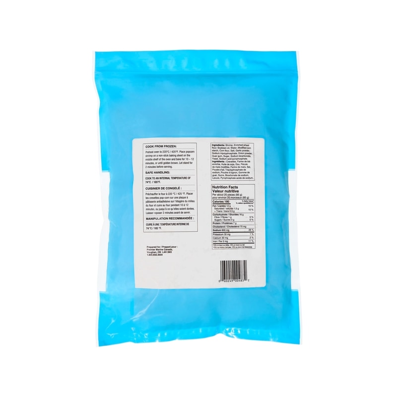 Whole Breaded Popcorn Shrimp 