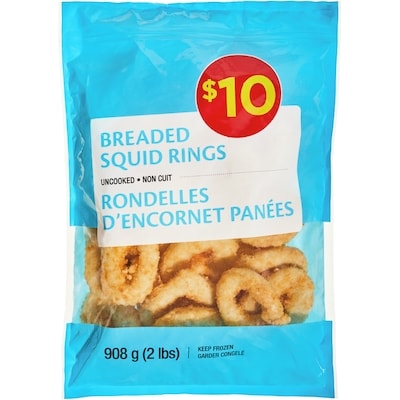 null Breaded Squid Rings 908 g, $1.10/100g