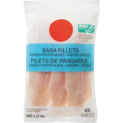 null Basa Fillets 908 g, $1.10/100g