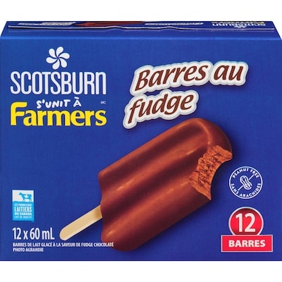 Scotsburn Scotsburn barres de lait glacé à la saveur de fudge chocolaté 720 ml, 1,04 $/100ml