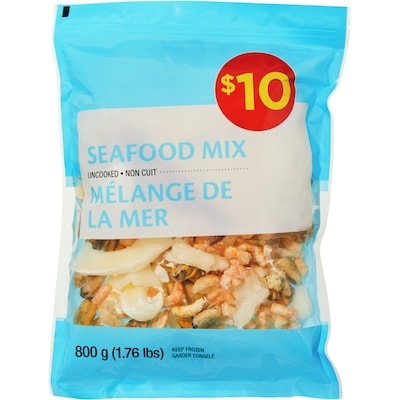 null Mélange de la mer 800 g, 1,25 $/100g