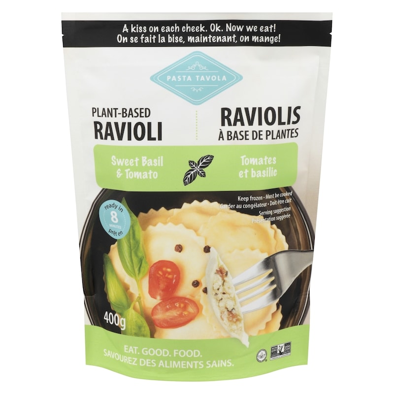 Plant-Based Ravioli Sweet Basil & Tomato