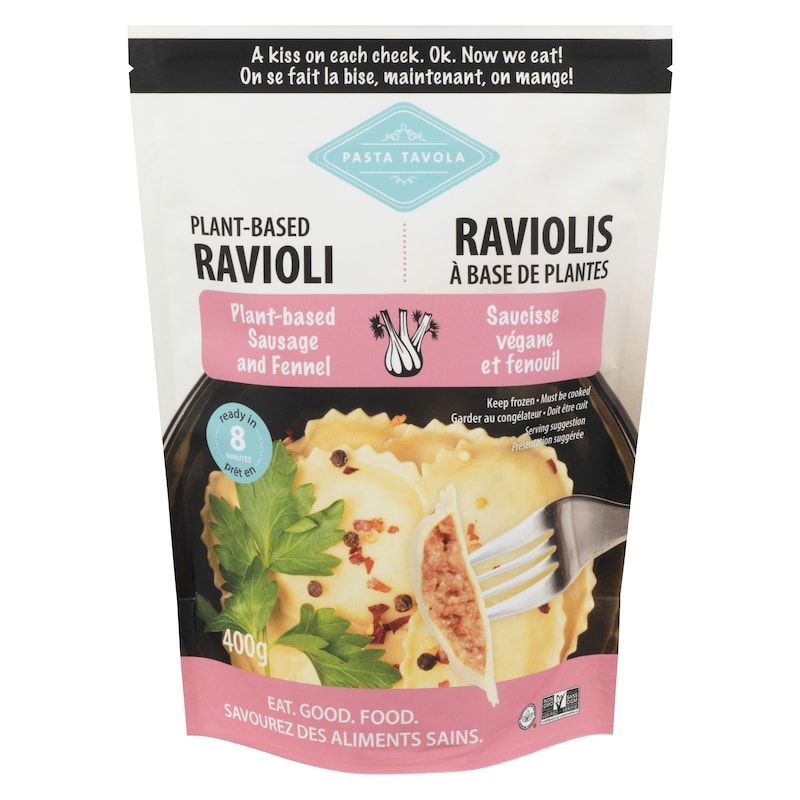 Plant-Based Ravioli Plant-Based Sausage And Fennel