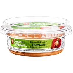 President's Choice Organics Roasted Red Pepper Hummus 190 g, $2.63/100g