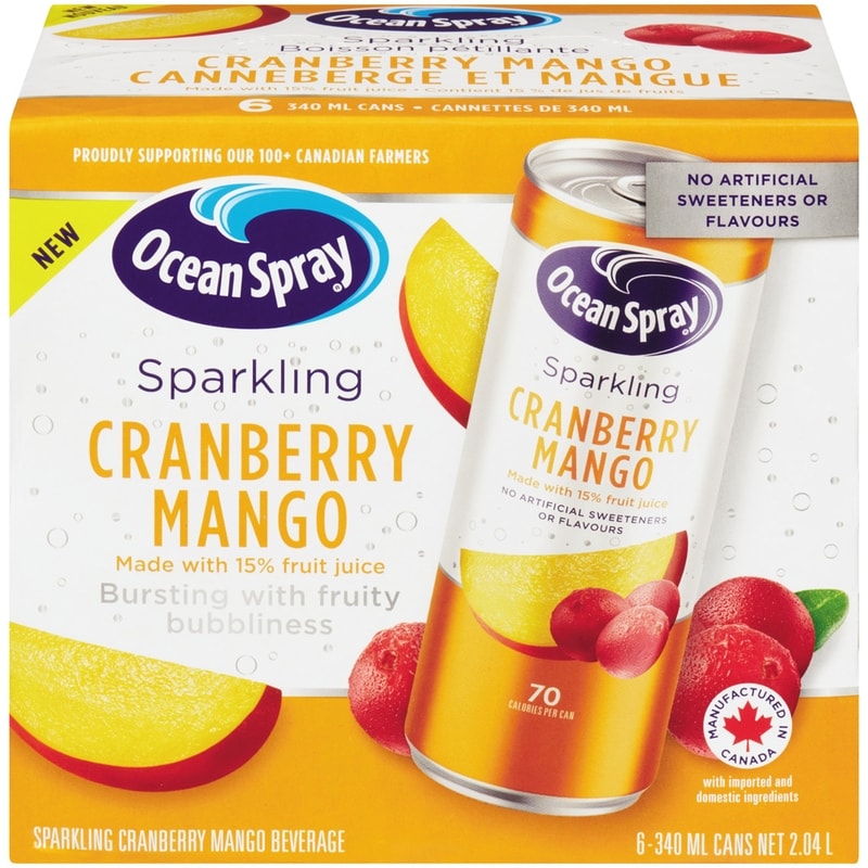 Ocean Spray Cran Mango Cranberry And Mango Juice Ocean Spray
