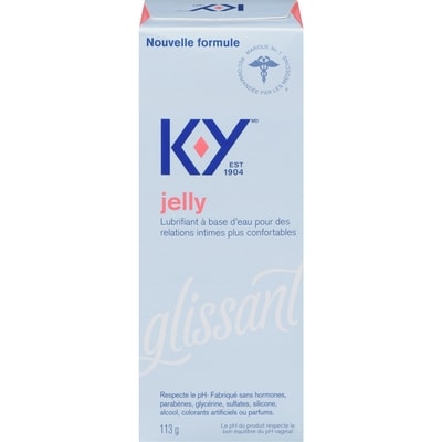 K-Y Jelly lubrifiant à base d'eau pour des relations intimes plus confortables glissant 113 g, 8,84 $/100g