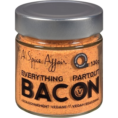 A Spice Affair ASS. BACON PARTOUT VEGETALIEN 130 g, 15,38 $/100g