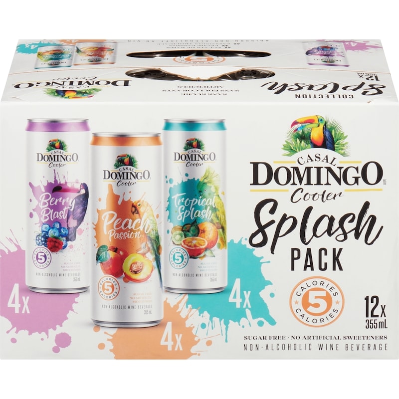 Cooler Non-Alcoholic Wine Beverage Splash Pack