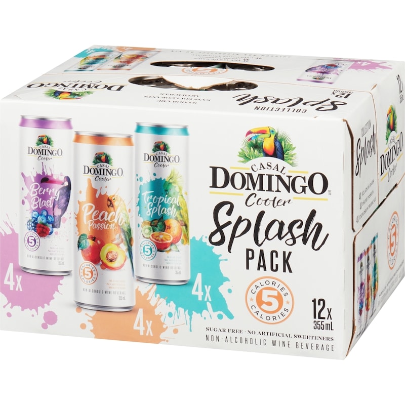 Cooler Non-Alcoholic Wine Beverage Splash Pack