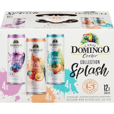 Casal Domingo Cooler boisson non-alcoolisée au vin collection splash 12x355.0 ml, 0,40 $/100ml