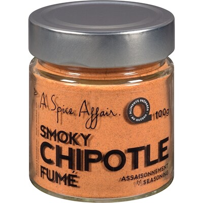 A Spice Affair Smoky Chipotle Seasoning 100 g, $11.99/100g