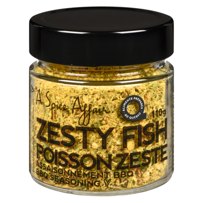 A Spice Affair Zesty Fish Rub 110 g, $10.90/100g
