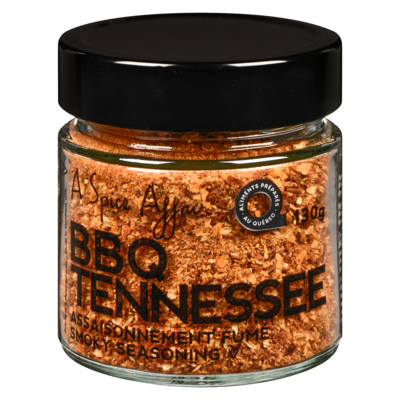 A Spice Affair ASS. BBQ TENNESSEE FUME 130 g, 9,22 $/100g
